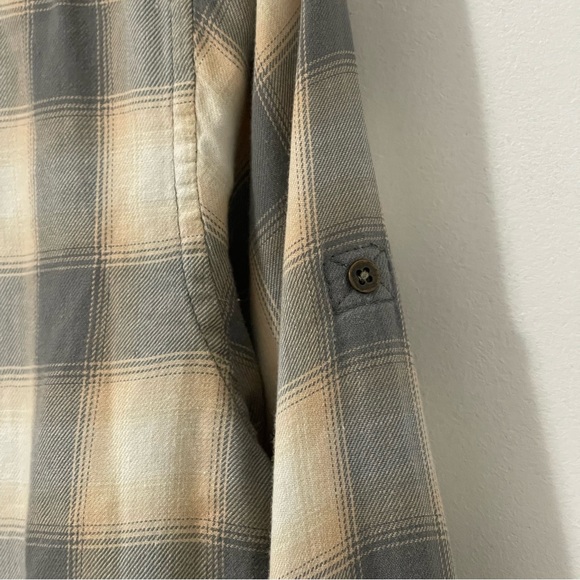 Club Monaco Plaid Button Down Long Sleeve Top Women Size XS - Picture 7 of 9